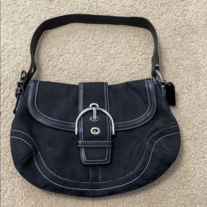 Coach buckle shoulder bag